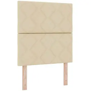 Tête De Lit Avec Des Lumières À Led Réglable Crème 80 Cm Tissu Vidaxl pas cher