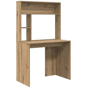 vidaXL Bureau chêne artisanal 91 x 50 x 149 cm Bois d'ingénierie pas cher