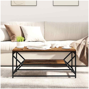 vidaXL Table basse Bois Ancien 90 x 50 x 40 cm pas cher