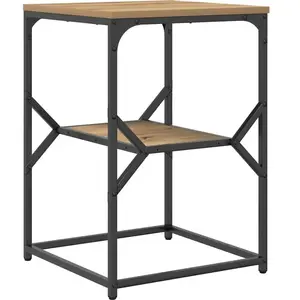 vidaXL Table d'appoint Chêne artisanal 41 x 40 x 60 cm pas cher