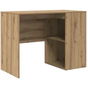 vidaXL Bureau Chêne artisanal 102 x 50 x 75 cm Bois d'ingénierie pas cher