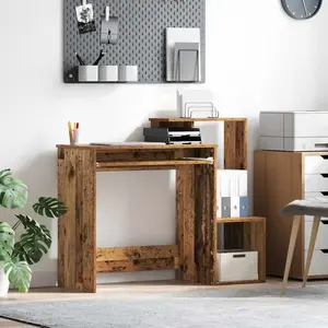 Vidaxl - Bureau Bois Ancien 106 X 40 X 88.5 Cm Bois D'Ingénierie pas cher