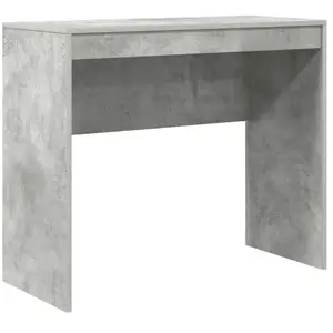 Bureau - rehausse bureau Vidaxl Bureau Gris béton 90 x 40 x 76 cm pas cher