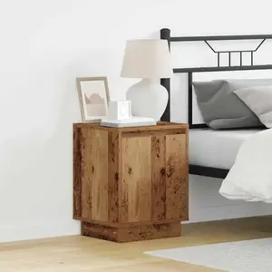 Cabinet De Chevet Avec Bois Ancien 39 X 34.5 X 50 Cm Vidaxl pas cher
