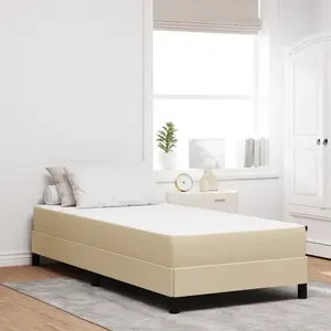 vidaXL Matelas à ressorts ensachés Vert clair Gris Medium 100x200x20 cm Tissu pas cher