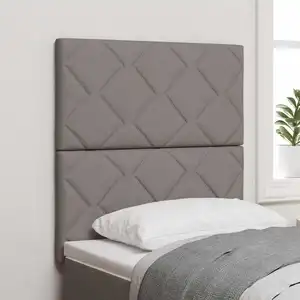 Tête De Lit En Tissu Geometric Manuel Taupe 80 Cm Tissu Vidaxl pas cher