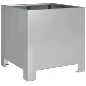 Comparateur de prix : vidaXL Jardinière 30x30x30 cm acier galvanisé