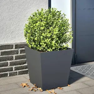 Comparateur de prix : vidaXL Jardinière anthracite 40x40x40 cm acier