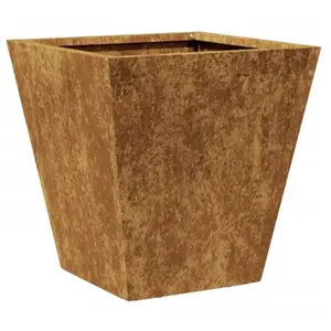 Comparateur de prix : vidaXL Jardinière 30x30x30 cm acier corten