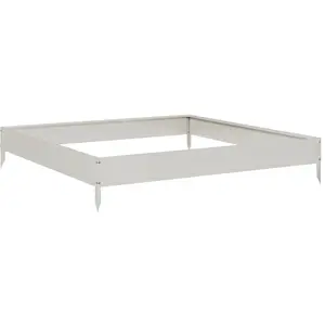 Comparateur de prix : vidaXL Lit surélevé de jardin 100x100x18,5 cm acier inoxydable