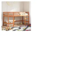 vidaXL Lit mezzanine enfants avec échelle 90x200 cm bois de pin massif pas cher