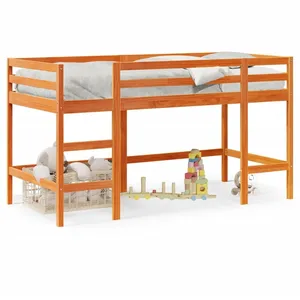 Comparateur de prix : vidaXL Lit mezzanine enfants avec échelle 90x190 cm bois de pin massif
