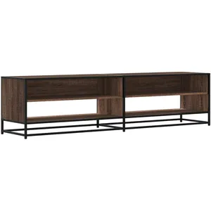 vidaXL Meuble TV chêne marron 180,5x40x46 cm bois d'ingénierie pas cher