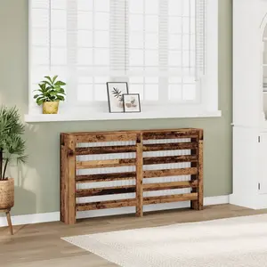 Comparateur de prix : Cache-radiateur vieux bois 149x20x82 cm bois d'ingénierie vidaXL