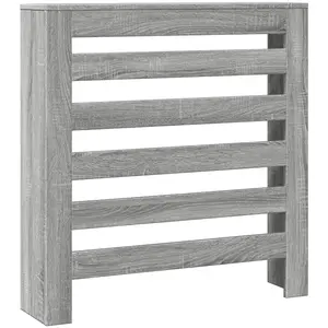 Comparateur de prix : vidaXL Cache-radiateur sonoma gris 78x20x82 cm bois d'ingénierie