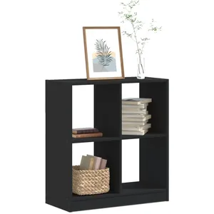 vidaXL Bibliothèque noir 68,5x32x75 cm bois d'ingénierie pas cher