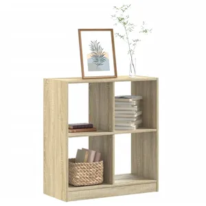 vidaXL Bibliothèque chêne sonoma 68,5x32x75 cm bois d'ingénierie pas cher