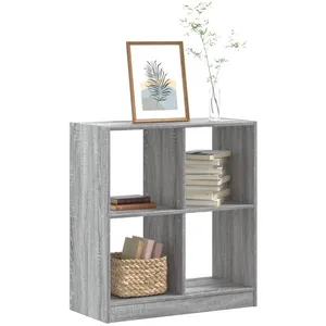 Comparateur de prix : vidaXL Bibliothèque sonoma gris 68,5x32x75 cm bois d'ingénierie
