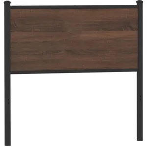 vidaXL Tête de lit chêne marron 80 cm bois d'ingénierie et acier pas cher