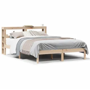 vidaXL Cadre de lit sans matelas 160x200 cm bois massif de pin pas cher