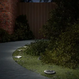Comparateur de prix : vidaXL Lampes solaires de sol et piquets de sol extérieur 4 pcs