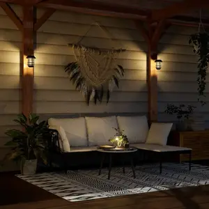 Comparateur de prix : vidaXL Lanternes murales solaires d'extérieur 4 pcs blanc