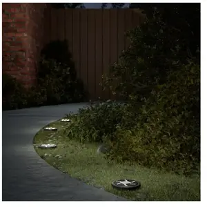 Comparateur de prix : vidaXL Lampes solaires de sol et piquets de sol extérieur 12 pcs