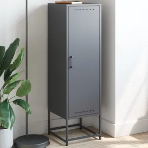 vidaXL Buffet haut anthracite 36x39x123 cm acier pas cher
