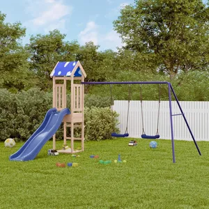 Comparateur de prix : vidaXL Aire de jeux d'extérieur bois de pin massif