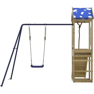 Comparateur de prix : vidaXL Aire de jeux d'extérieur bois de pin imprégné
