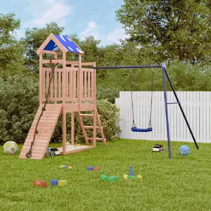 Comparateur de prix : vidaXL Aire de jeux d'extérieur bois massif de douglas