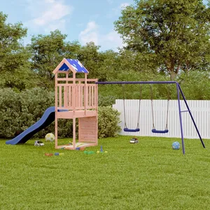 Comparateur de prix : vidaXL Aire de jeux d'extérieur bois massif de douglas