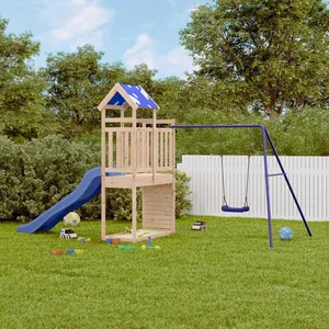 Comparateur de prix : vidaXL Aire de jeux d'extérieur bois de pin massif