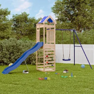 vidaXL Vidaxl Aire De Jeux D'extérieur Bois De Pin Massif pas cher