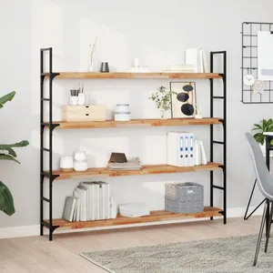 Comparateur de prix : vidaXL Étagères flottantes 2 pcs 120x20x4 cm acacia massif à l'huile