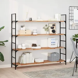 vidaXL Étagère flottante 160x30x2 cm acacia massif finition à l'huile pas cher