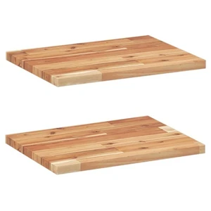 vidaXL Étagères flottantes 2 pcs 40x30x2 cm acacia massif à l'huile pas cher