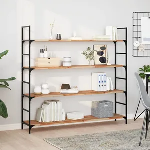 vidaXL Étagère flottante 120x30x2 cm acacia massif finition à l'huile pas cher