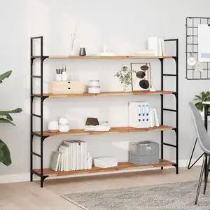 vidaXL Étagères flottantes 3 pcs 120x30x2 cm acacia massif à l'huile pas cher