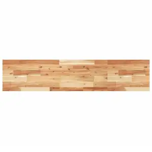Vidaxl - tagère flottante 140x30x2 cm acacia massif finition à l'huile Brun pas cher
