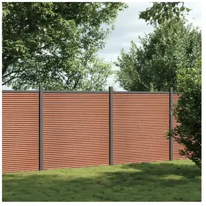 Comparateur de prix : vidaXL Panneau de clôture marron 353x186 cm WPC