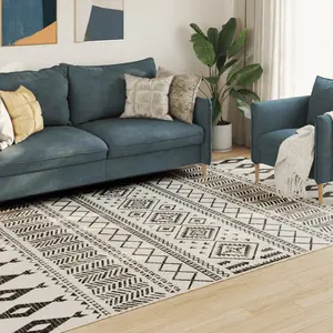Vidaxl tapis intérieur extérieur à poils courts 190x300cm antidérapant pas cher