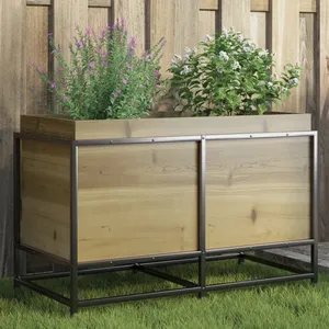 vidaXL Jardinière 80x40x50 cm bois de pin imprégné pas cher