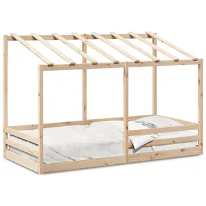 Comparateur de prix : vidaXL Lit pour enfants avec toit 80x200 cm bois massif de pin