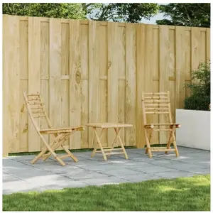 Comparateur de prix : vidaXL Chaises pliables de jardin lot de 2 43x54x88 cm bambou