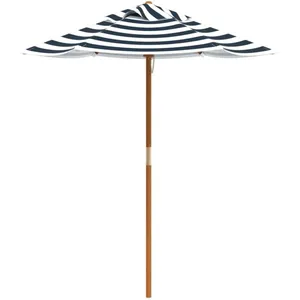 Comparateur de prix : Parasol de jardin pour enfants avec poteau en bois Ø120x140 cm vidaXL