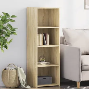 vidaXL Buffet chêne sonoma 40x41x124 cm bois d'ingénierie pas cher