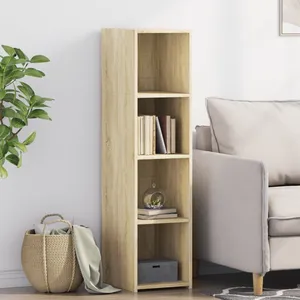 vidaXL Buffet chêne sonoma 30x41x124 cm bois d'ingénierie pas cher