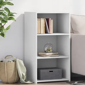 vidaXL Buffet blanc 50x41x93 cm bois d'ingénierie pas cher