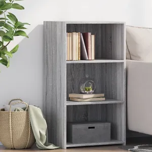 vidaXL Buffet sonoma gris 50x41x93 cm bois d'ingénierie pas cher